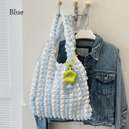 Women Girls Large Capacity Shoulder Bags Female Tote Bags Underarm Bags Causual Shopping Handbags(Pendants not included)
