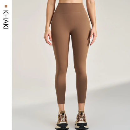 No Embarrassment Line Yoga Pants Women High Waisted Lift Hip Peach Butt Stretch Leggings Sweatpants Pants Long Pants