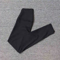 Women's High Waist Yoga Pants Nude Stretch Slim Fitness Sports Pants Peach Hip Yoga Tights
