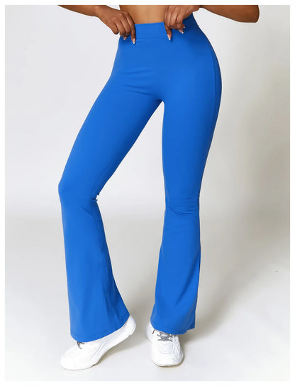 Yoga Leggings Flared Pants Women High Waist Slim Female Workout Long pant Gym Push Up Fitness Running Quick Dry SportWear