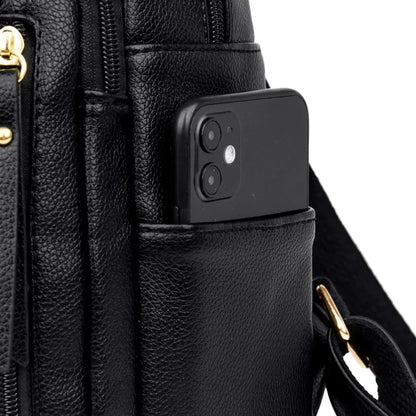 Women Large Capacity Backpack High Quality Leather Vintage Bags for Women School Bags Travel Rucksack Ladies Bookbag Knapsack