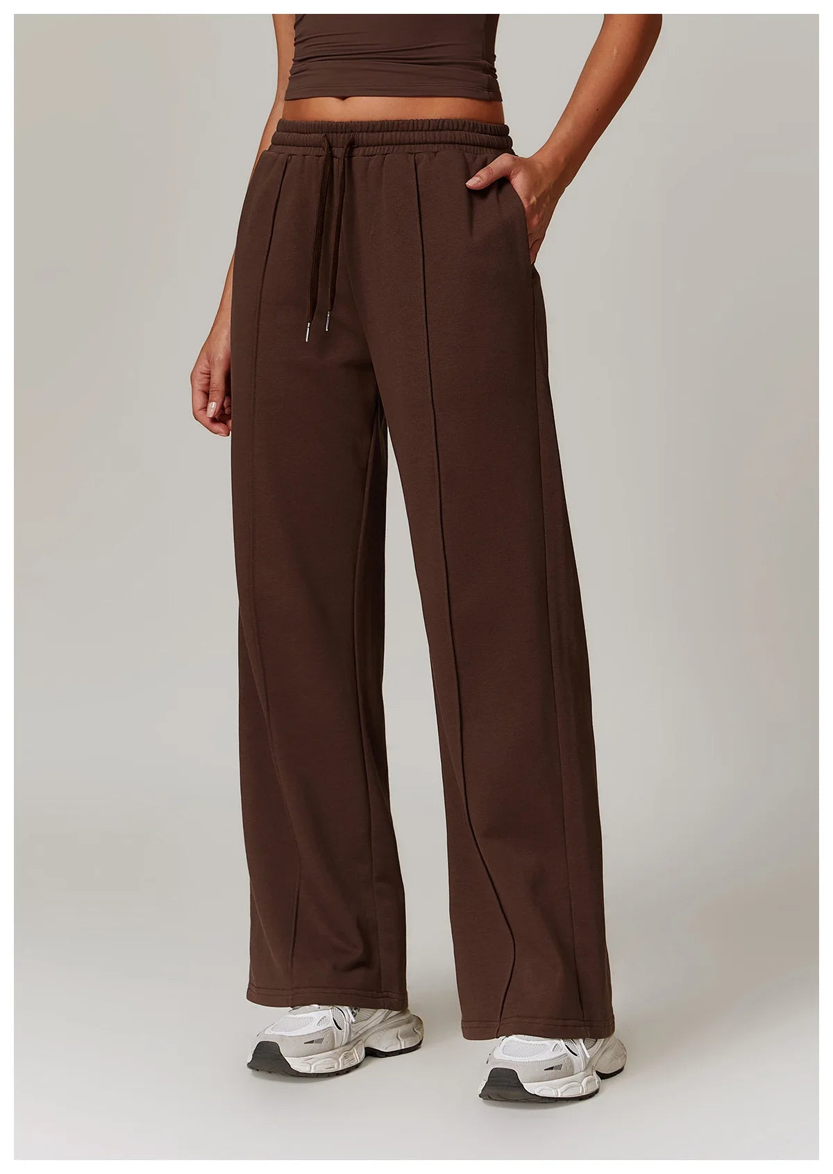 Women's High Waisted Straight pants Sweatpants Casual Yoga Jogger Pants elegant pants Women Pants Yoga With Pockets pantalones