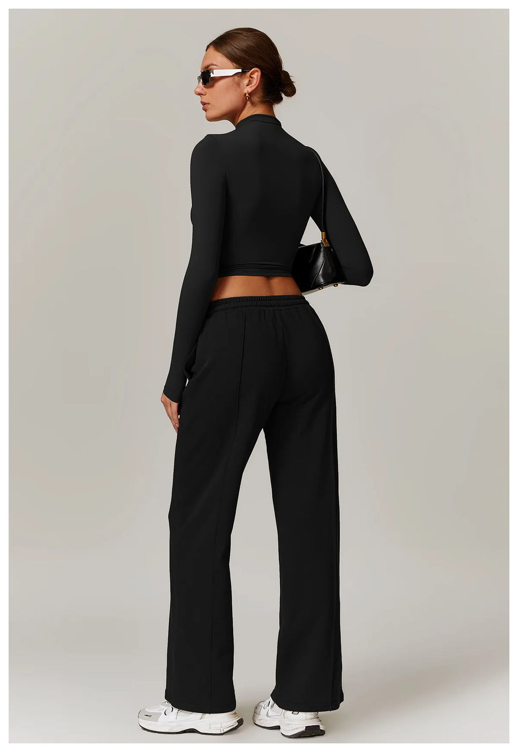Women's High Waisted Straight pants Sweatpants Casual Yoga Jogger Pants elegant pants Women Pants Yoga With Pockets pantalones