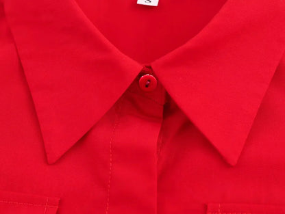 Women's Dresses New Spring 2025 Red Dress Elegant and Romantic Passionate and Unrestrained Belt Embellishment