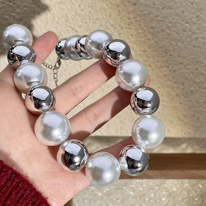 YANGLIUJIA Pearl Necklace European And American Style Personality Fashion Necklace Ms Girl Travel Wedding Accessories 2023