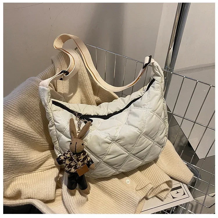 Embroidery Crossbody Bags for Women Large Capacity Handbags Shoulder Messenger Bag Female Popular Fashion Hobos Shopper Bag Sac