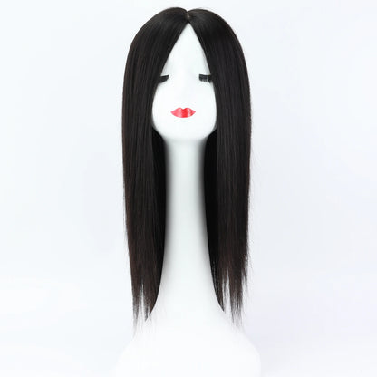 6x6“ Silk Top Full Lace Wig with PU front Real Virgin European Human Hair Wig for Women Silk Base with Elastic Net Wear to go
