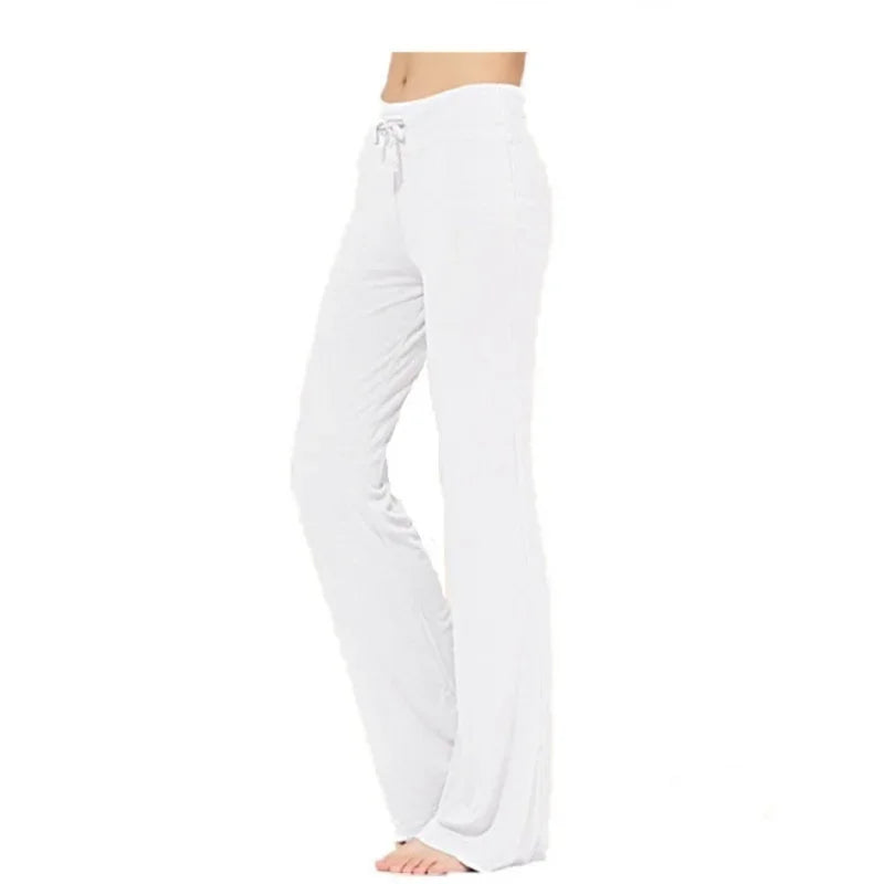 Women's Yoga Pants Summer High Waist Flared Trousers Tummy Control Workout Leggings Hot Sales Pants for Women