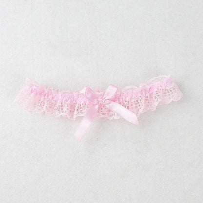 Women Sexy Bow Lace Choker Necklaces Torques Collar Floral Bowknot Wedding Party Cosplay Lolita Fashion Girls Elastic Neck Ring