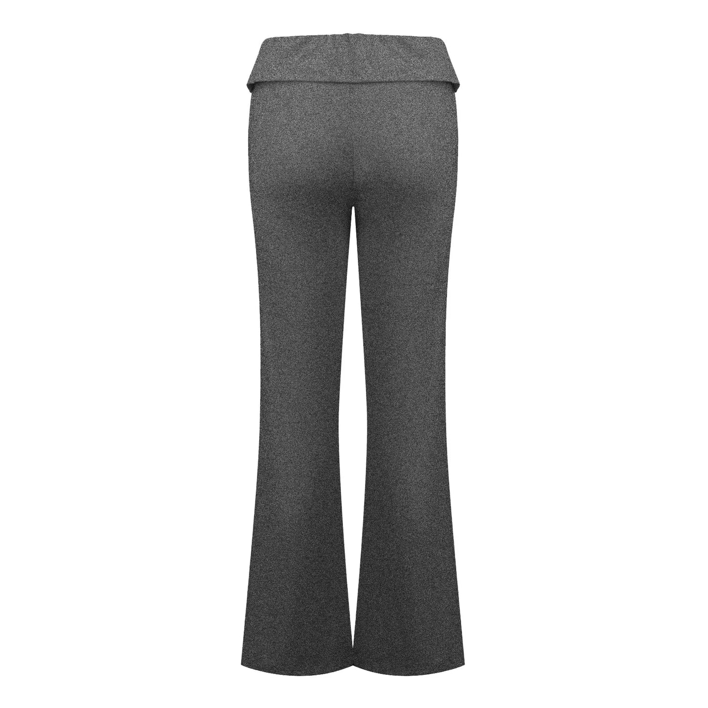 Long Pants Women Fashion Trousers Solid Elastic Leggings Flare Bottoms High Waist Wide Leg Athletic Yoga Bell Pants Summer