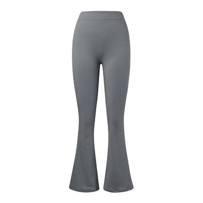Women'S Slim Fit Yoga Pants Womens Stretch Yoga Leggings Fitness Running Gym Sports Full Length Active Pants Flared Trousers
