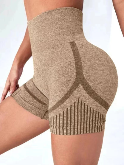 Women Yoga Shorts Women High Waist Workout Shorts Lift Butt Fitness Pants Sportswear Fitness Yoga Push Up Yoga Gym Running Short