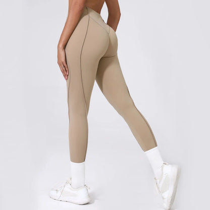 Yoga Leggings Women Fitness Running High Waist Slim Pants Push Up Sport Scrunch Butt Legging Gym Athletic Jogging Workout Pants