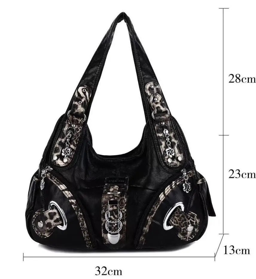 Women Handbags Fashion Shoulder Bag Large Tote Top-handle Shopping Pack Multifunctional Satchel Lady Hobos  Big Purse