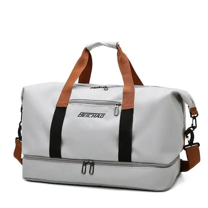 Fashion Travel Bags For Women Large Capacity Men's Sports bag Waterproof Female Messenger Bag Dry And Wet Dropshipping