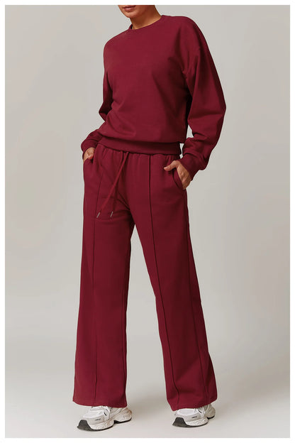 Women's High Waisted Straight pants Sweatpants Casual Yoga Jogger Pants elegant pants Women Pants Yoga With Pockets pantalones