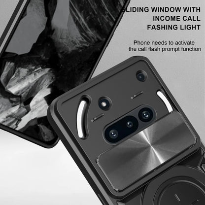 Protective Cover For Nothing Phone 3a Case With Ring Stand Holder Lens Protection Fundas Coque Capa