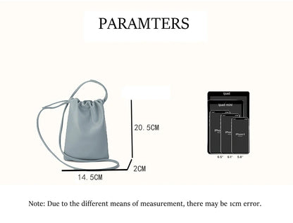 Women Handbags Female Pu Leather Shoulder Bags Large Capacity Crossbody Bags Solid Flap for Women Portable Phone Purse