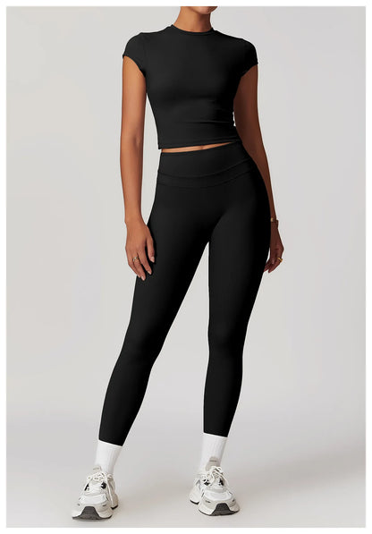 New Yoga Pants Women Workout Yoga Leggings High Waist Sport Leggings Women's Running Workout Tights Gym Push Up Fitness Trousers