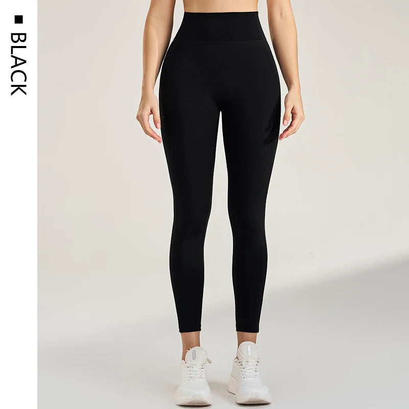 Women's High Waist Yoga Pants Peach Butt Stretch Leggings Outdoor Quick Dry Sweatpants Running Fitness No Trace Pants