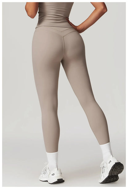 New Yoga Pants Women Workout Yoga Leggings High Waist Sport Leggings Women's Running Workout Tights Gym Push Up Fitness Trousers