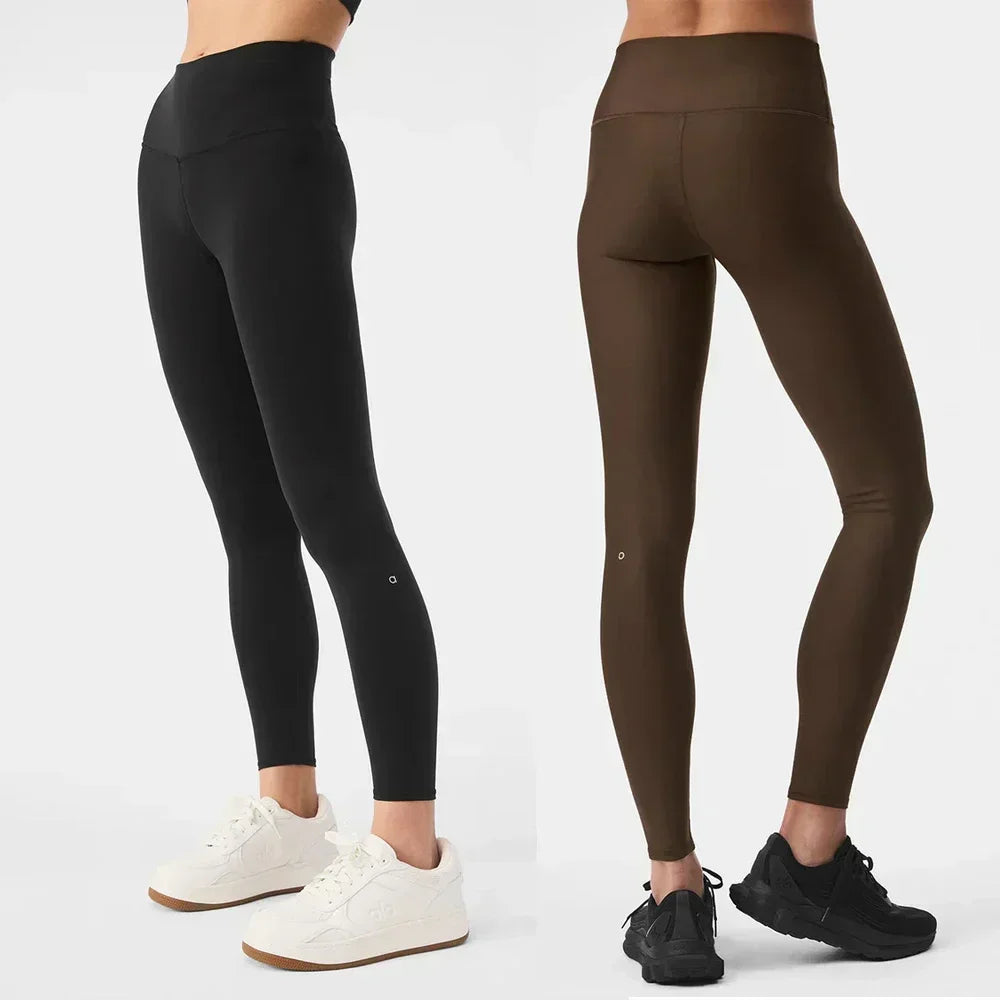 Yoga 7/8 High-Waist Airlift Legging Yoga Pants for Women High Waisted Stretchy Tight Fitting Fitness Suit Long  Sports Pants