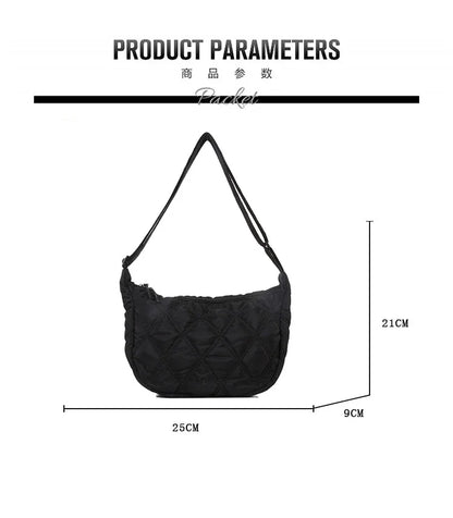 Embroidery Crossbody Bags for Women Large Capacity Handbags Shoulder Messenger Bag Female Popular Fashion Hobos Shopper Bag Sac
