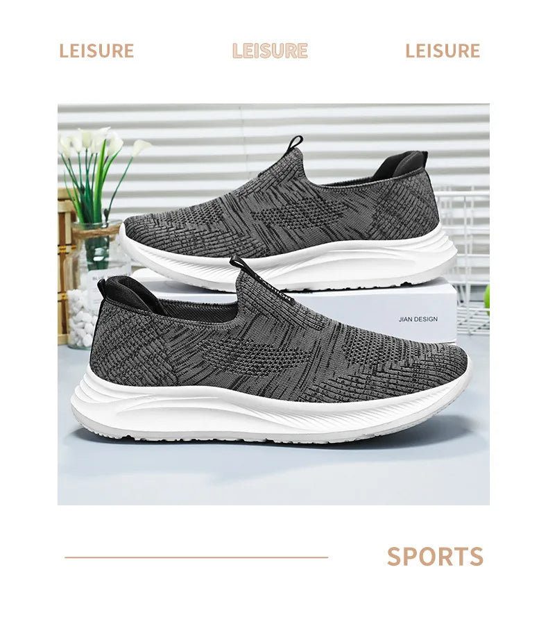 Women's Shoes 2024 Spring New Lightweight, Comfortable, and Fashionable One Step Anti slip Leisure Breathable Walking Shoes