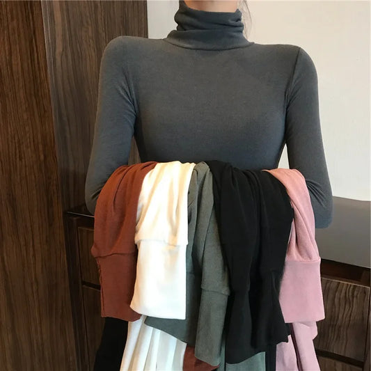 Women's Black White BottomTopS T-shirt Long Sleeves