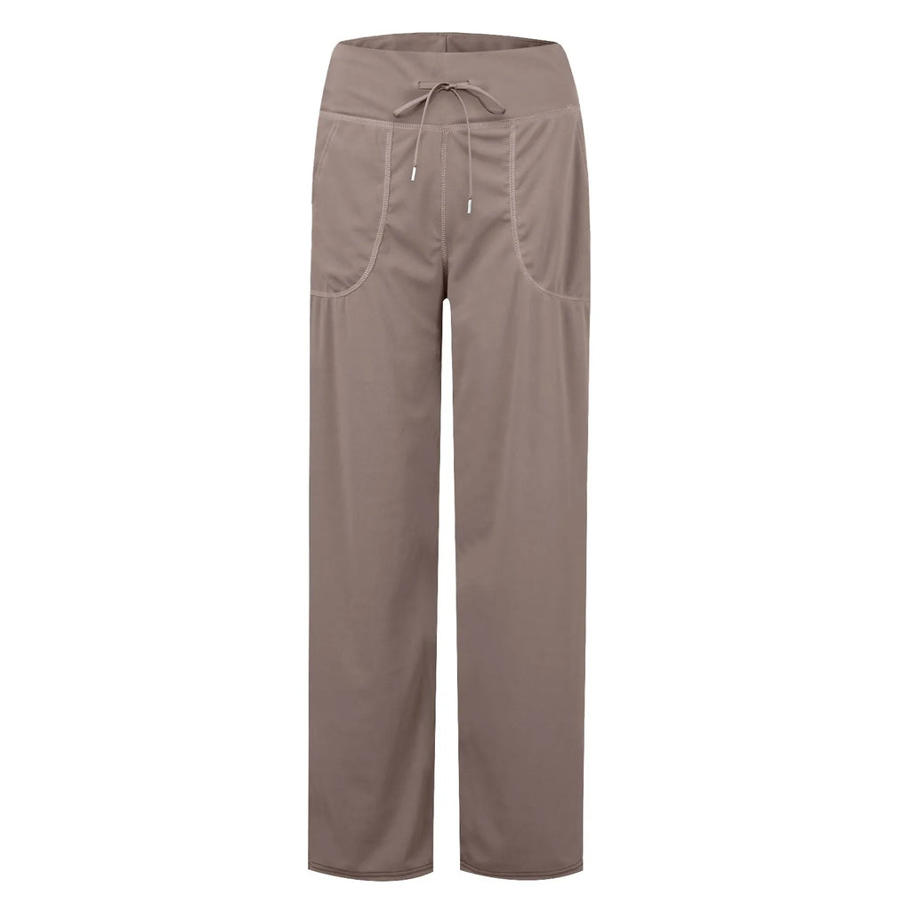 Wide Leg Pants For Women Yoga Pants High Waist Sweatpants With Pockets Stretch Pants Comfy Workout Sports Sweatpants