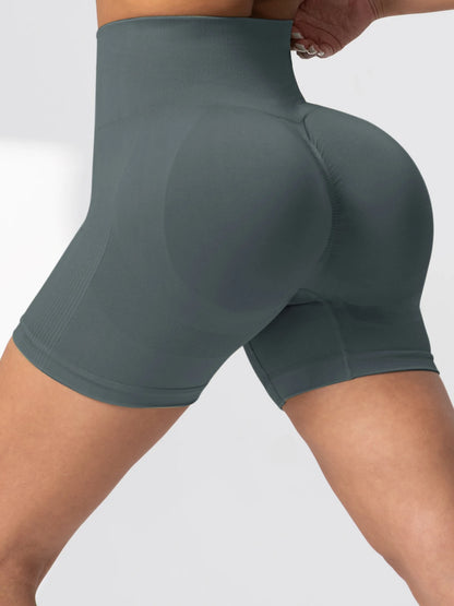 Women Yoga Shorts Legging High Waist Workout Shorts Fitness  Lift Butt Fitness Ladies Gym Running Short Pants Sportswear