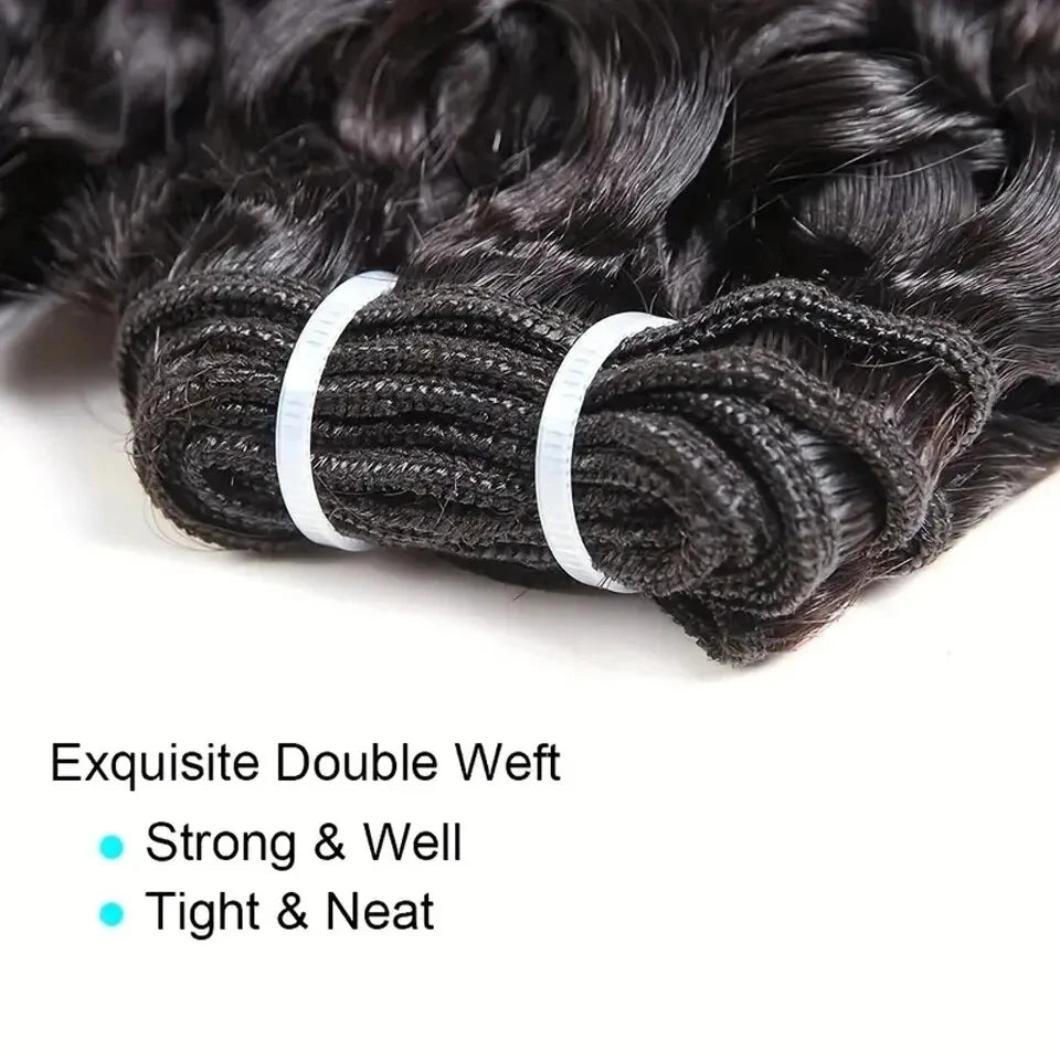 Brazilian Curly Hair Bundles 100% Human Hair Weave 1/3/6 Pieces Tissage Humain Hair Natural Remy Kinky Curly Hair Extensions