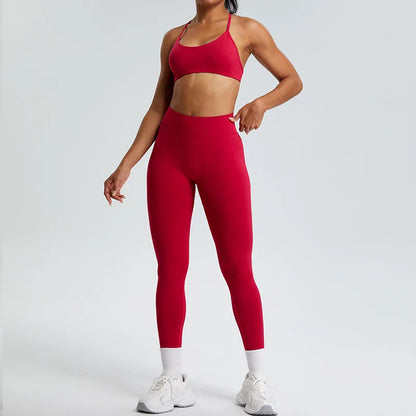 Women Yoga Pants High Waist Ribbed Sport Legging Gym Fitness Leggings Women Seamless Female Legging Tummy Control Running Tights