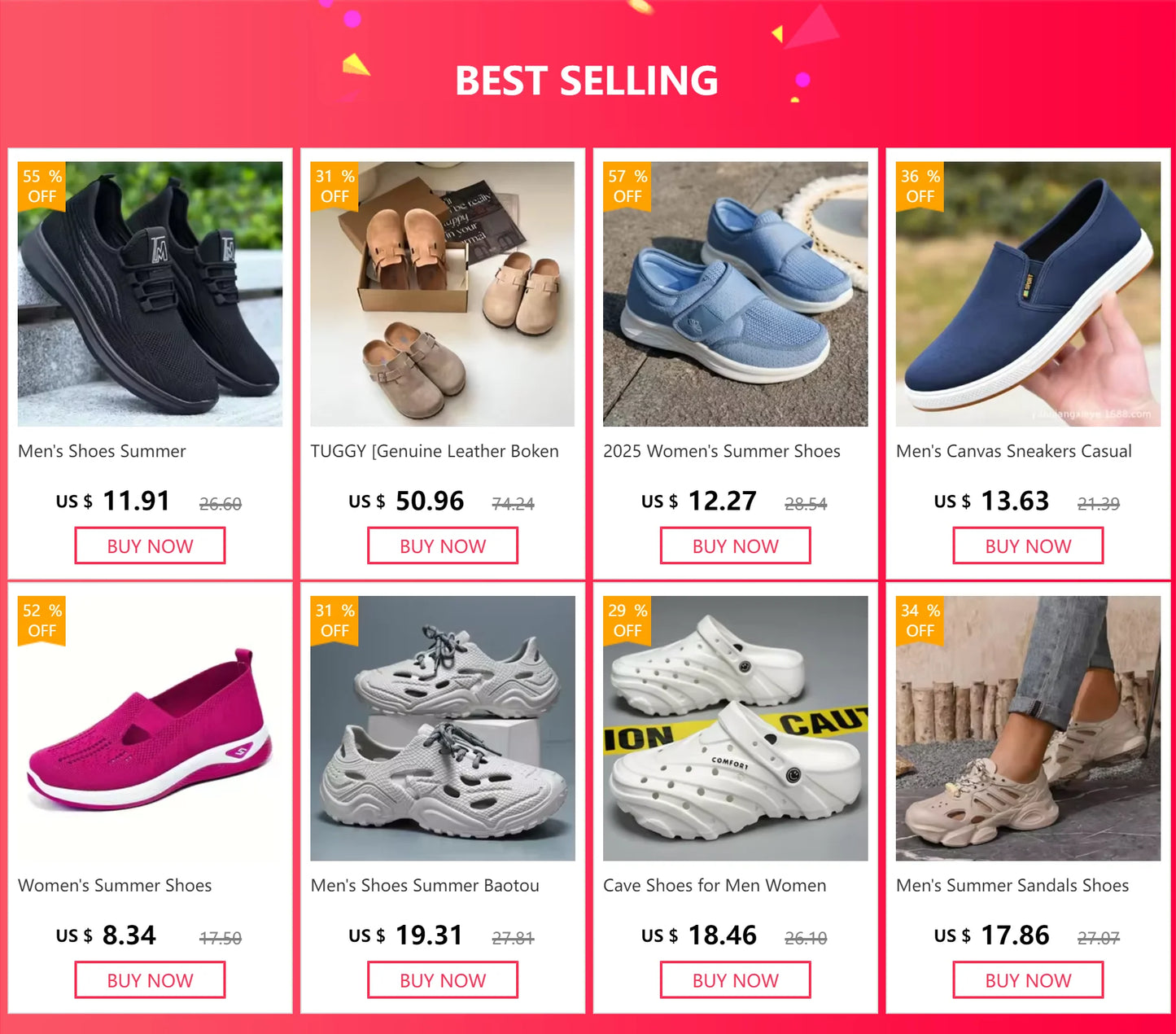 Women's Shoes 2024 Spring New Lightweight, Comfortable, and Fashionable One Step Anti slip Leisure Breathable Walking Shoes