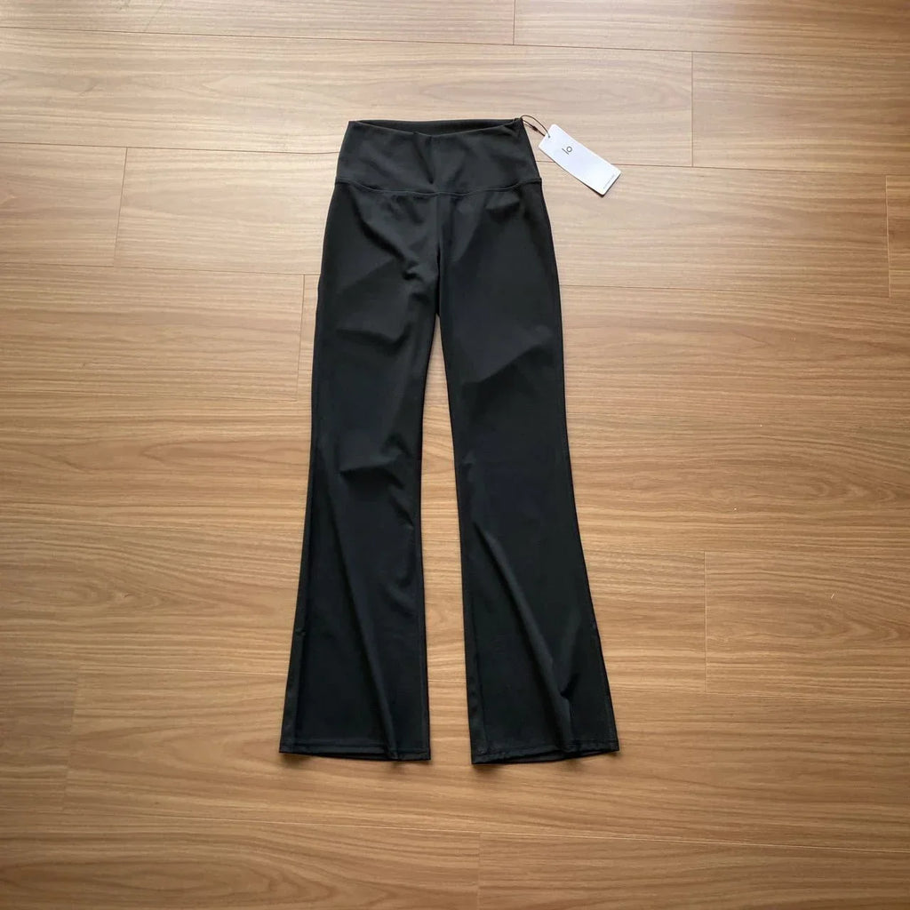 Women Wide Leg High Stretch Yoga Leggings Naked Feeling Compression Fitness Workwear with pockets Yoga Pant