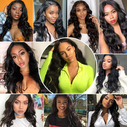 Raw Indian  Human Hair Weave Bundles 1/3/4 Bundles Deal Afro Kinky Curly Bundles Natural /Jet Black Remy Wavy Hair Extensions