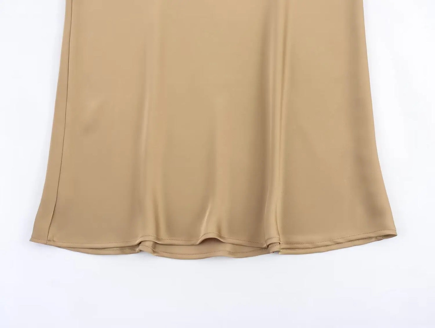 Satin Skirt Woman High Waist Elegant Long Skirts For Women Fashion Summer Midi Skirt Office Women's Skirts
