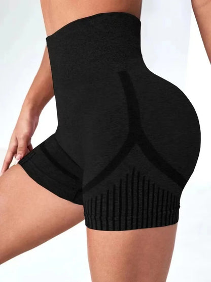 Women Yoga Shorts Women High Waist Workout Shorts Lift Butt Fitness Pants Sportswear Fitness Yoga Push Up Yoga Gym Running Short