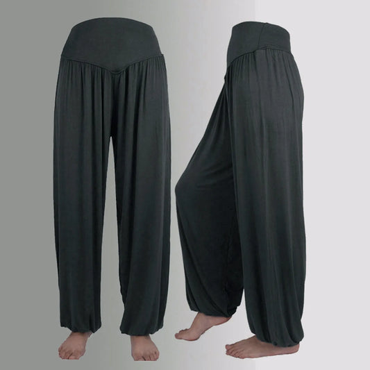 Yoga Pants Loose Harem Pants For Women Training Dance Trousers Sport Running Yoga Pants High Waist Ladies Trousers