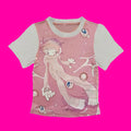 Women T-shirts Woman Summer 2024 Top Y2k Shirt and Blouse Crop T-shirt Basic Tops Sexys Tshirt Baby Tees Y2k Clothes Punk Stitch