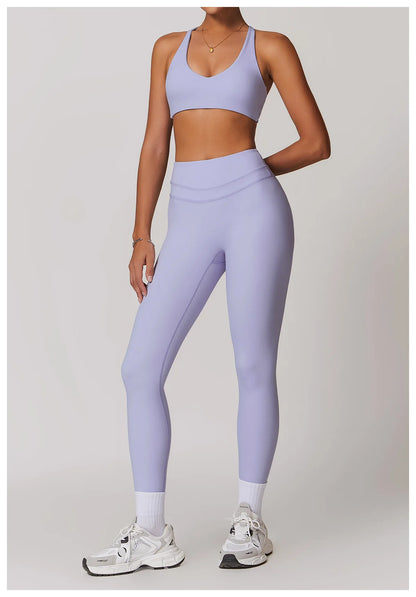 New Yoga Pants Women Workout Yoga Leggings High Waist Sport Leggings Women's Running Workout Tights Gym Push Up Fitness Trousers