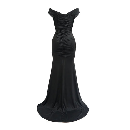Women Long Dresses Sexy Backless Bodycon Evening Dresses Nightclub Maxi Dress Cocktail Birthday Party Welcome Prom Dress XSY039