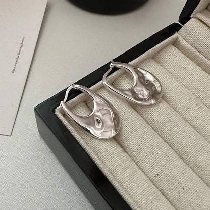 925 Sterling Silver Earrings For Women Trendy Simple Shinning Earring Jewelry Prevent Allergy Party Christmas Accessories