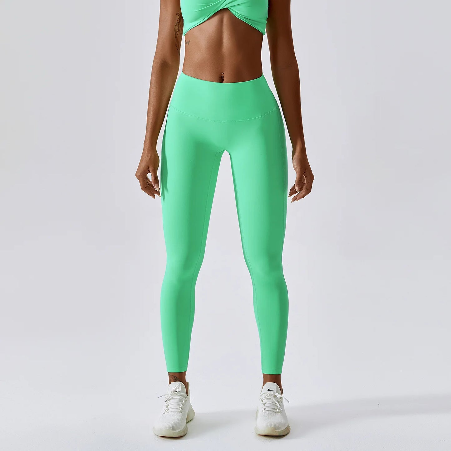 Women's Yoga Pants Nude Feeling Running Speed Dry Buttock Lifting Fitness Pants High Waist Tight Gym Push-Up Sweat Pants