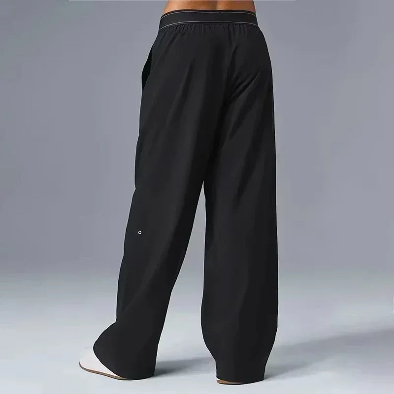 Yoga Pants Women's Sports Pants Casual Pants Breathable Classic Style Pants Outdoor Loose and Comfortable Straight Leg Pants