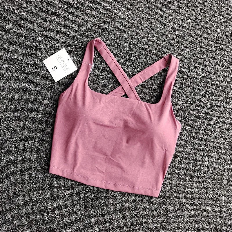 Women Sports Bra Top Push Up Fitness Yoga Bra Underwear Sport Tops For Women Breathable Running Vest Bralette Gym Wear Female