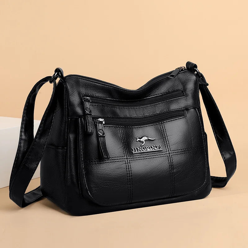 Handbag for Ladies 2025 Women's Crossbody Bag New Multi-layer Mother's Bag Large Capacity Shoulder Messenger Purse Foreign Trade