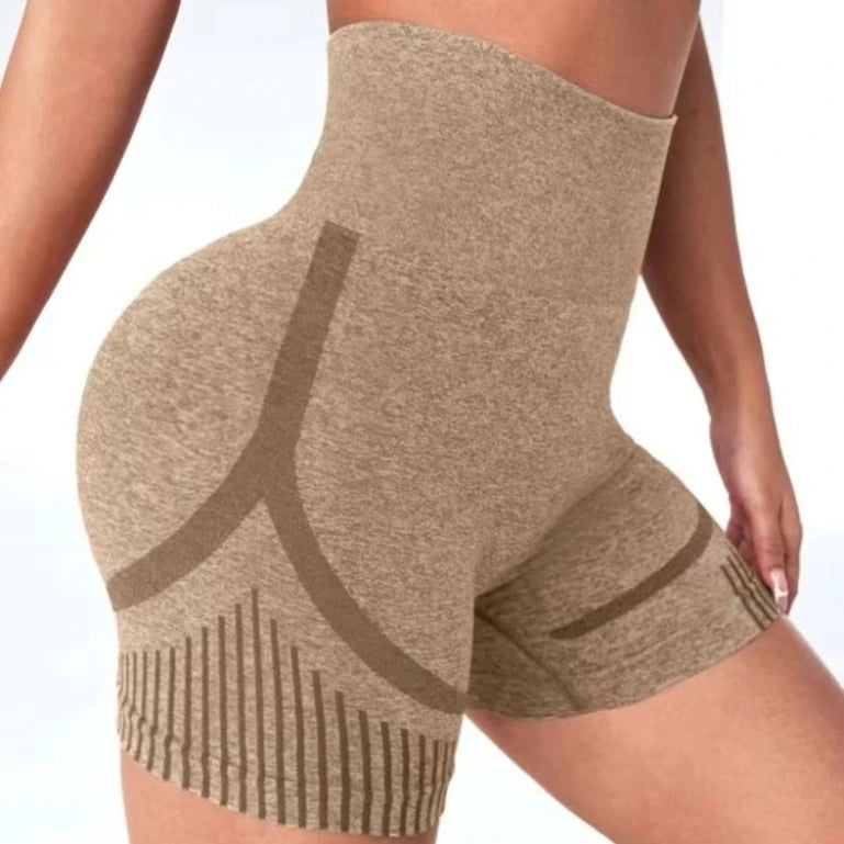 Women Yoga Shorts Women High Waist Workout Shorts Lift Butt Fitness Pants Sportswear Fitness Yoga Push Up Yoga Gym Running Short