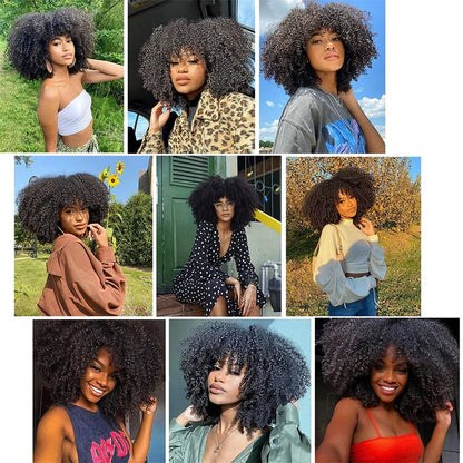 Brazilian Afro Kinky Curly Human Hair Bundles 4b 4c Afro kinky Bulk Human Hair Weave Bundle Deal Hair Extensions Wholesale