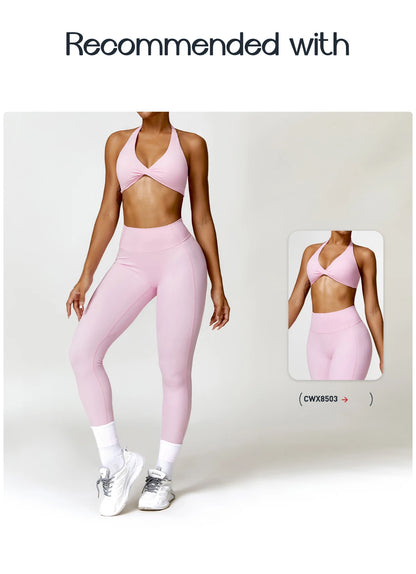 Women High Waist Yoga Pants Fitness Legging Workout Training Tights Running Pants Seamless Sport Leggings Gym Clothing